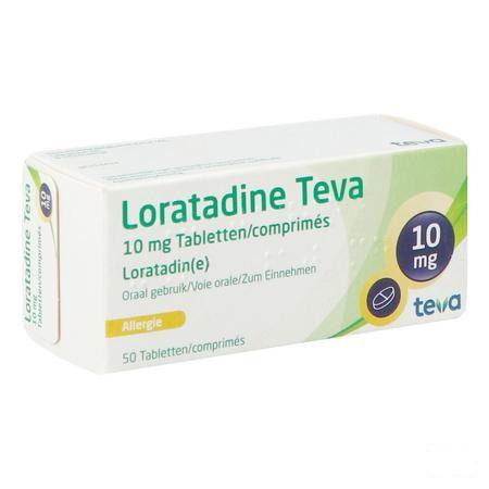 Loratadine Teva 10 mg Tabletten 50 X 10 mg 