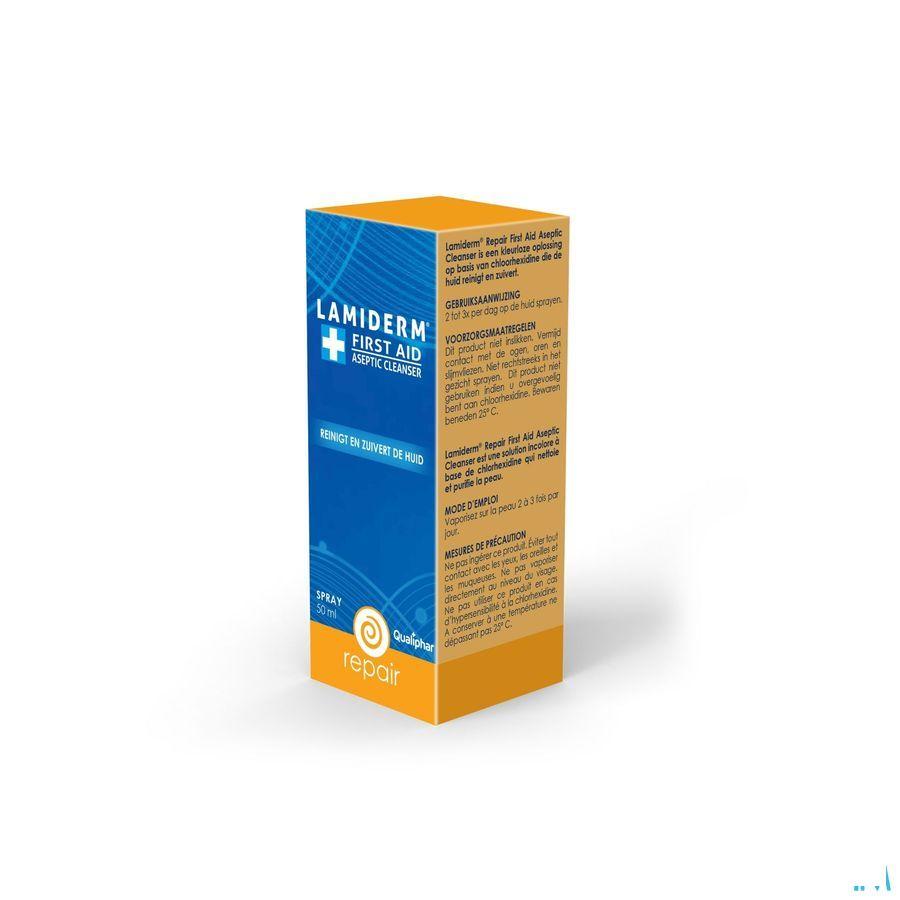 Lamiderm Repair First Aid Aseptic Clean.Spray 50 ml  -  Qualiphar