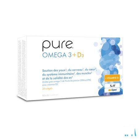 Pure Omega 3 + D3 Softgels 30