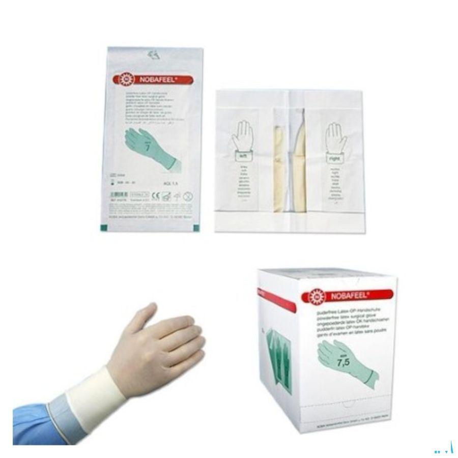 Nobafeel Handschoen Latex Poedervrij Steriel 7  -  Bota