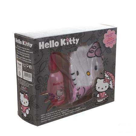 Hello Kitty Geurkoffer + Washand  -  Arkopharma 