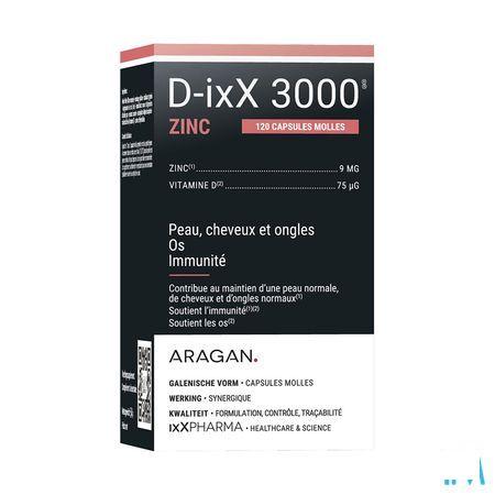 D-Ixx 3000 Zinc Softcaps 120  -  Ixx Pharma