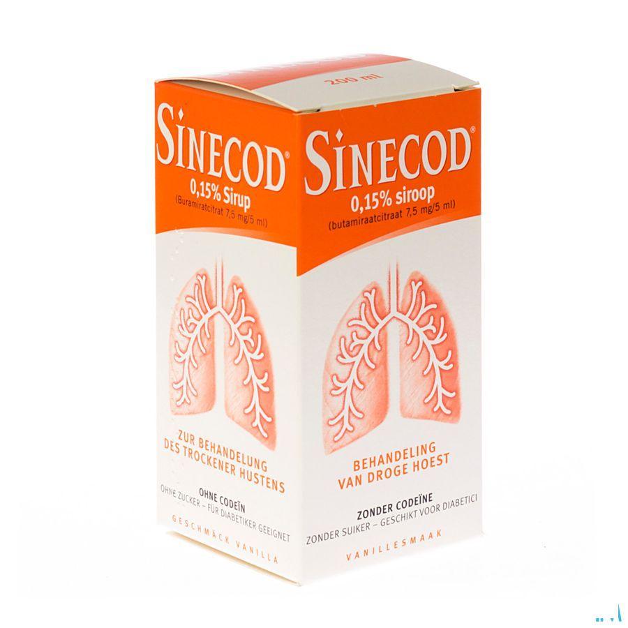 Sinecod 0,15% Sirop 200 ml