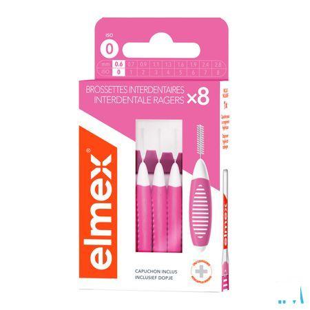 Elmex Set Interdentale Borsteltjes Iso 0 0,6Mm 8