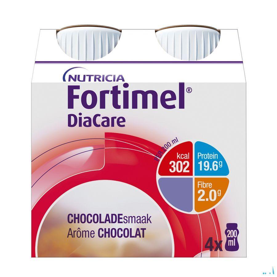 Diacare Chocolade 4 x 200 ml