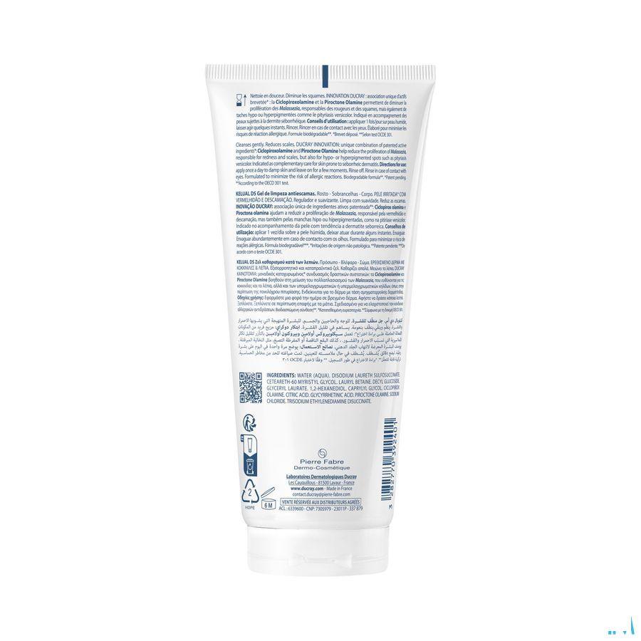 Ducray Kelual Ds Reinigingsgel A/Schilfers200 ml