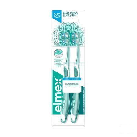 Elmex Brosse Dents Sensitive Pro Extra Souple Duo