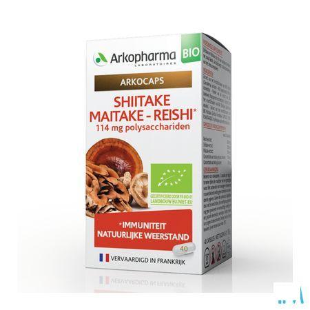 Arkogelules Shiitake Maitake Reishi Bio Caps 40