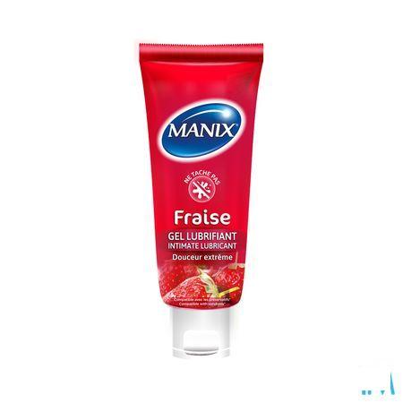 Manix Gel Lubrifiant Fraise 80 ml