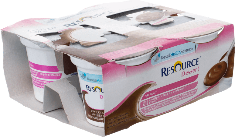 Resource Dessert Chocolade 4x125 gr 12126083  -  Nestle