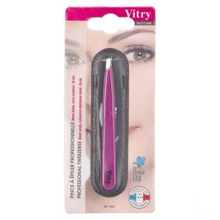 Vitry Classic Epileerpincet Prof Schuin Blauw  -  Vitry
