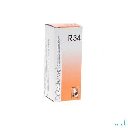 Reckeweg Dr. R34 Druppels 50 ml  -  Nut-Hom-Phyt