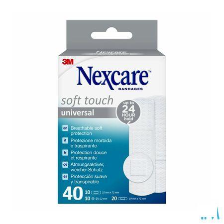 Nexcare 3M Soft Touch Universal Assort. Strips 40  -  3M