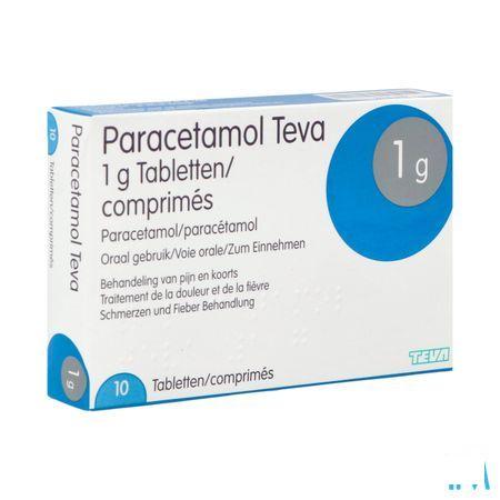 Paracetamol Teva 1 gr Tabletten 10 X 1 gr Blister 