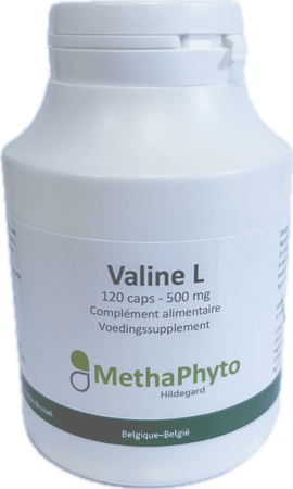 Valine L 500 mg 120 Capsule Hildegard  -  Methaphyto