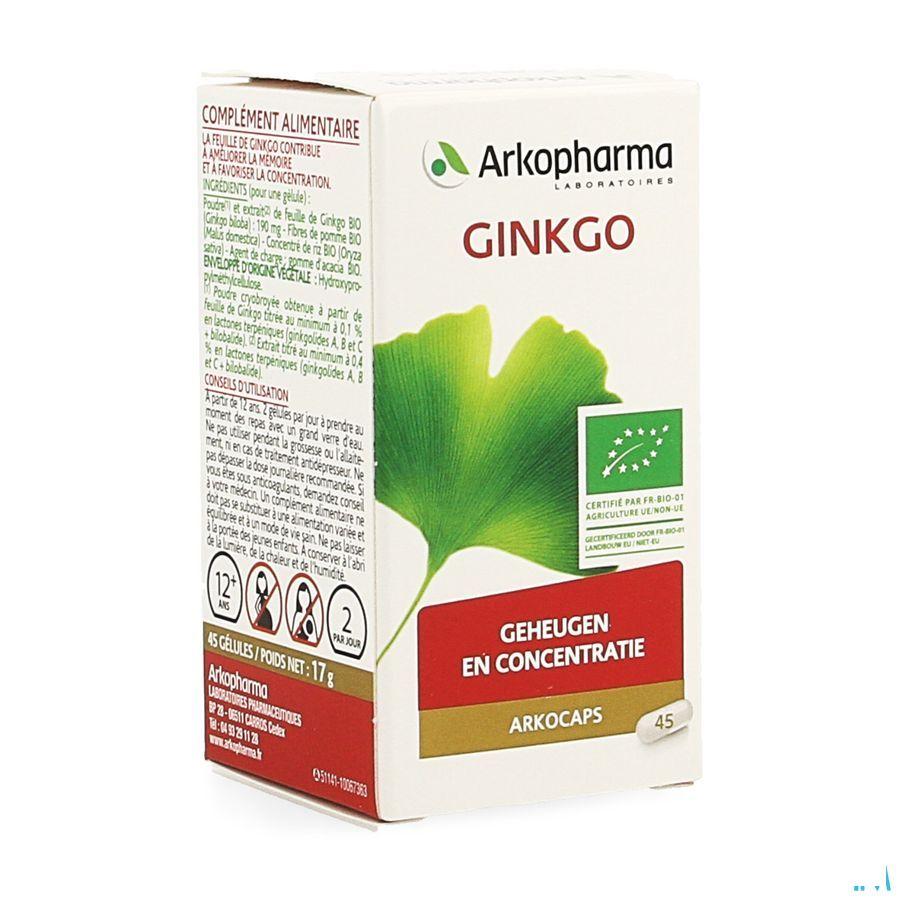 Arkogelules Ginkgo Bio Capsule 45