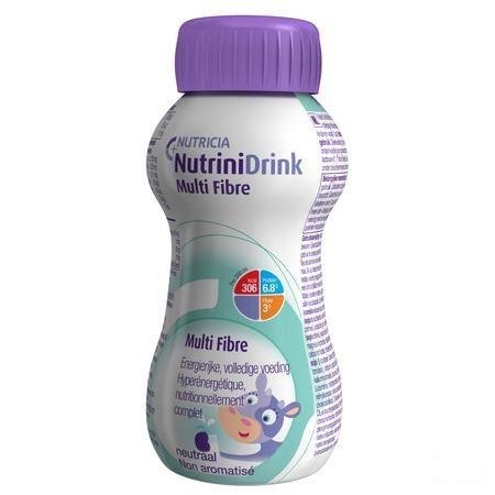 Nutrinidrink Multi Fibre Neutre Flacon 200 ml  -  Nutricia