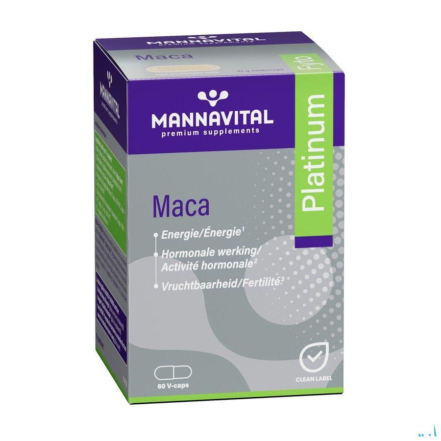 Mannavital Maca Platinum V-Capsule 60