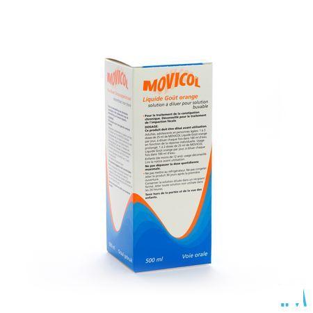 Movicol Liquide Gout Orange Solution Dil Buvable 500 ml 