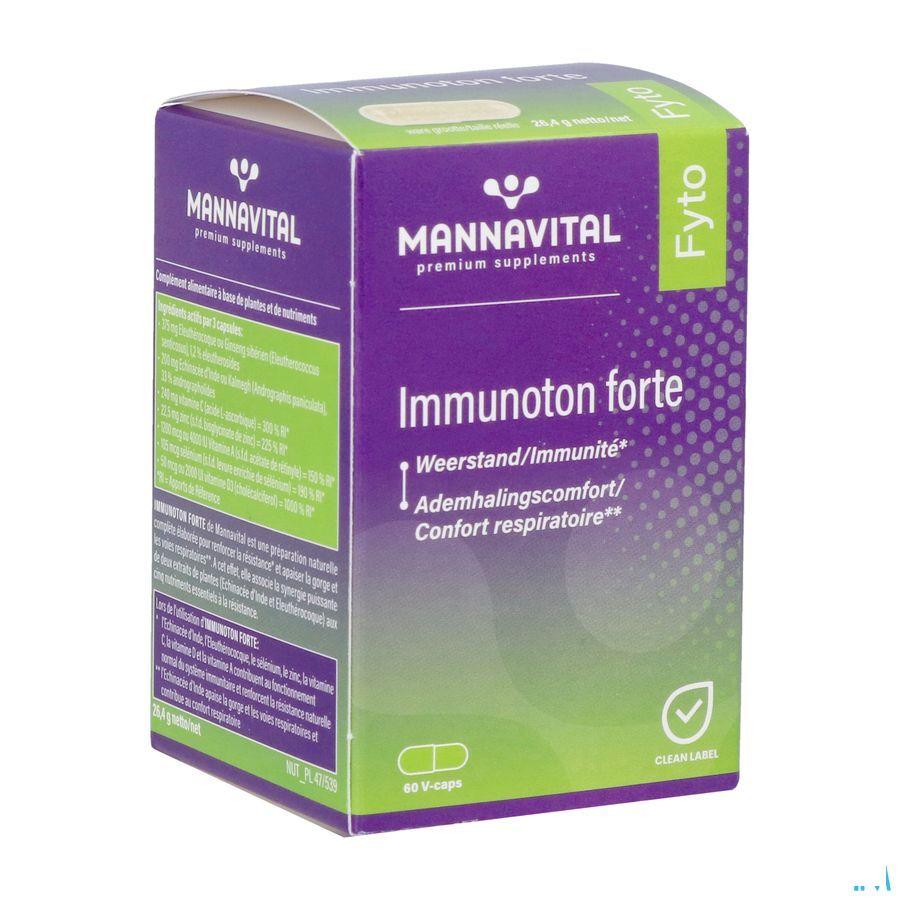Mannavital Immunoton Forte V-Caps 60