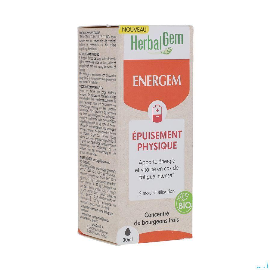 Herbalgem Energem Epuisement Physique Goutte 30 ml