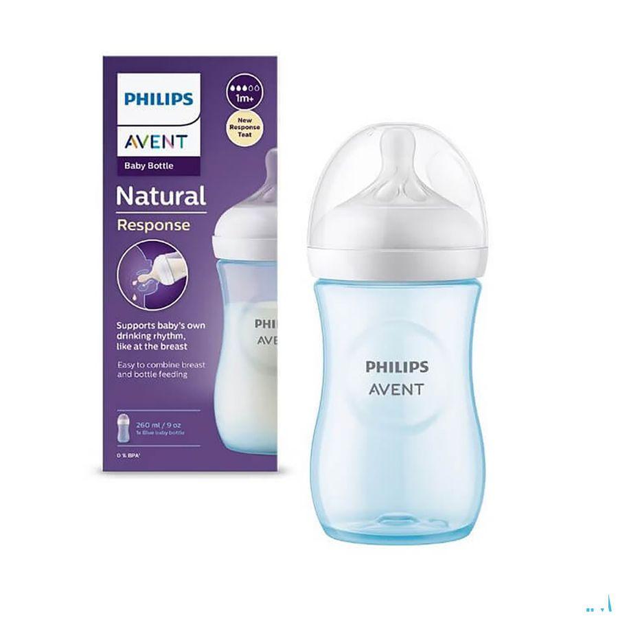 Philips Avent Natural 3.0 Biberon Bleu 260 ml