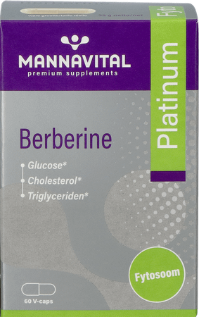 Mannavital Berberine Platinum V caps 60  -  Mannavita