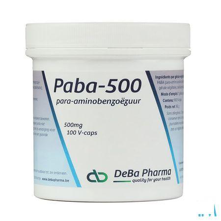 Paba Capsule 100x500 mg  -  Deba Pharma