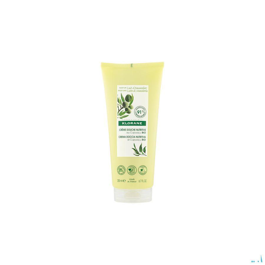 Klorane Lichaam DoucheCreme Amandelmelk 200 ml