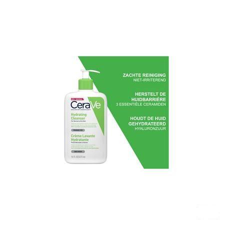 Cerave Creme Reiniging Hydraterend 473 ml  -  Cerave