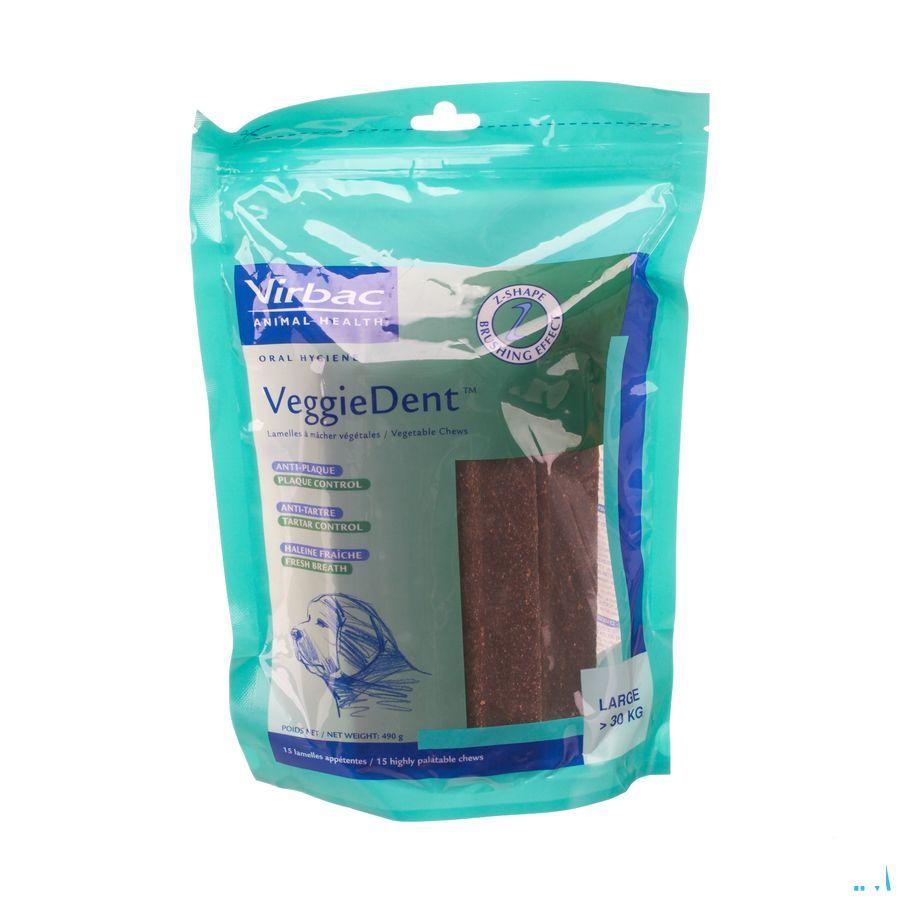 Veggiedent Hond >30Kg Kauwreep 15