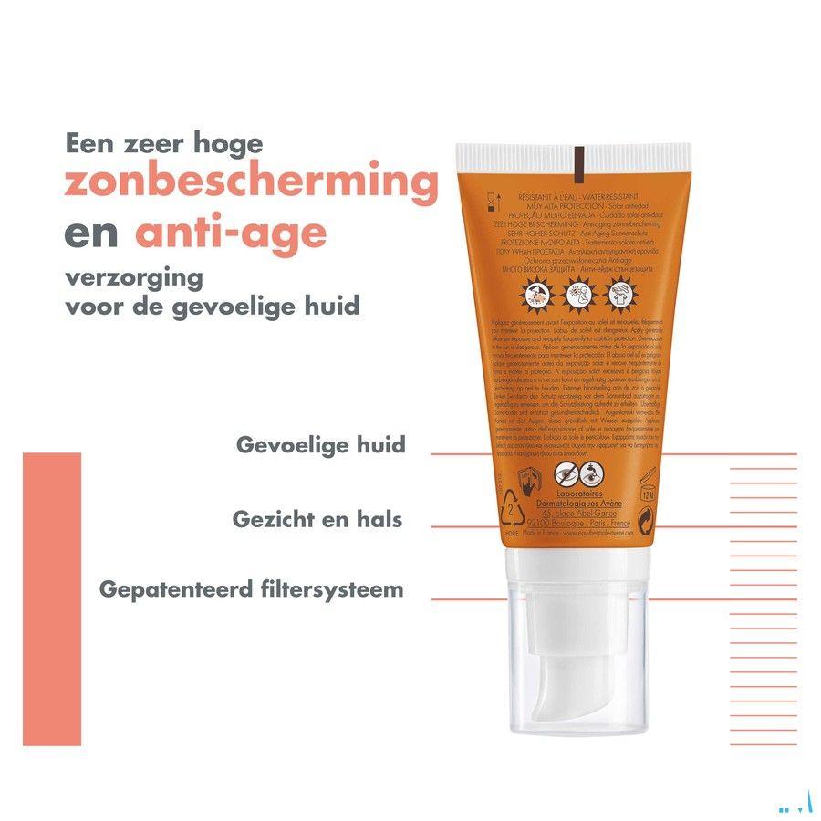 Avene Zonnecreme Ip50 + Anti age 50 ml  -  Avene
