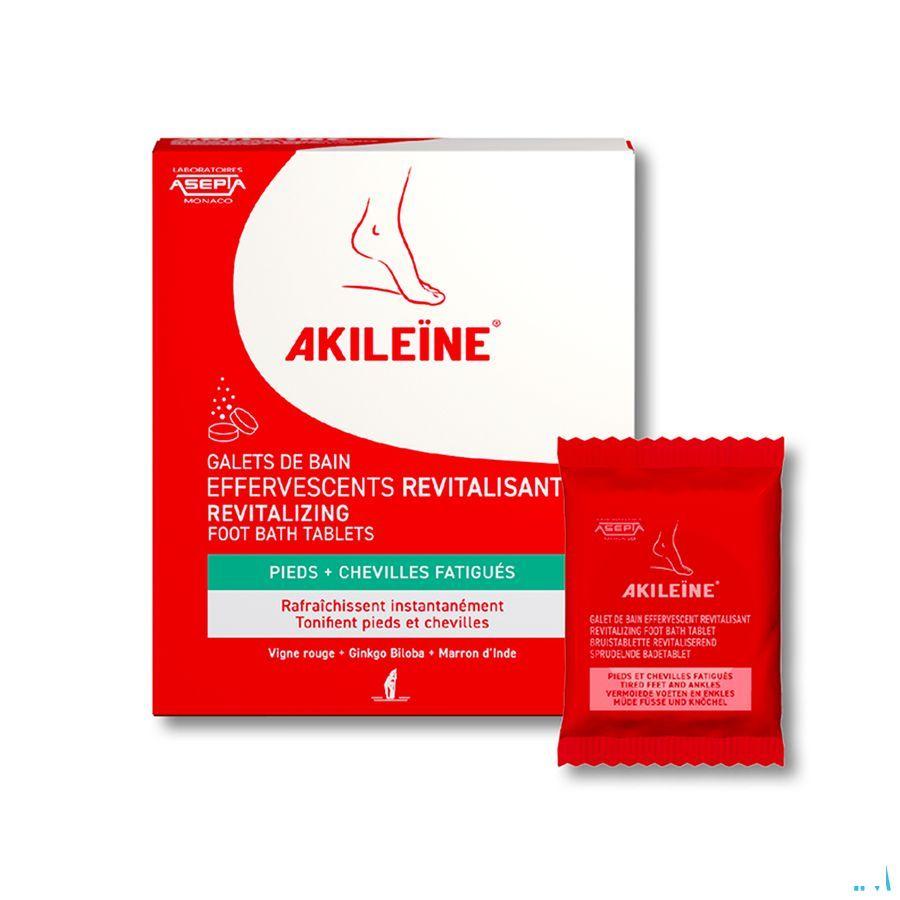 Akileine galets Bain Efferv.Revitalisants 6X20g
