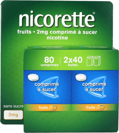 Nicorette Fruit 2Mg Zuigtabletten 80