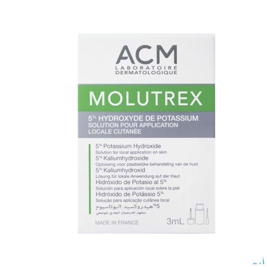 Molutrex 5% Oplossing Cutaan Flacon 3 ml