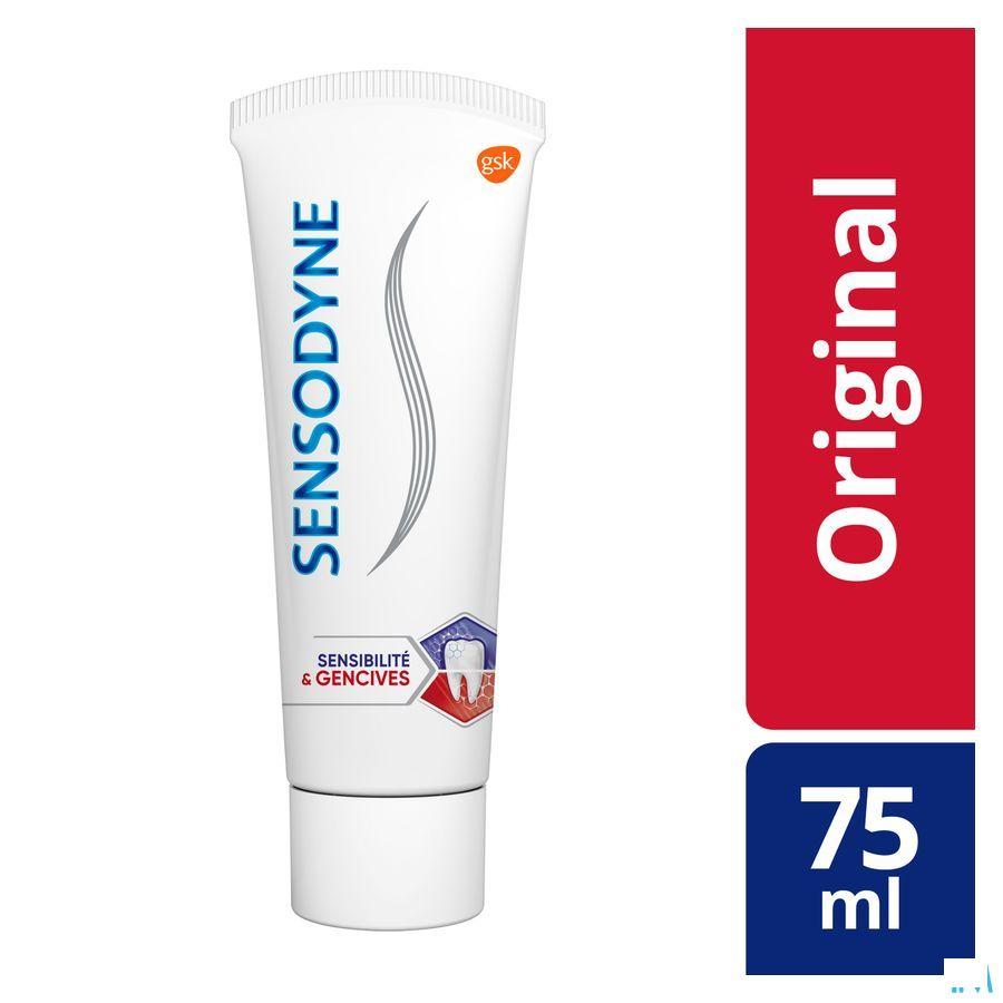Sensodyne Dentifrice Sensibilite + Gencives 75 ml