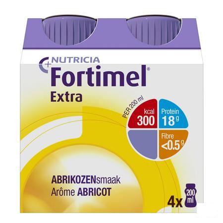 Fortimel Extra Abricot 4x200 ml 2505014  -  Nutricia