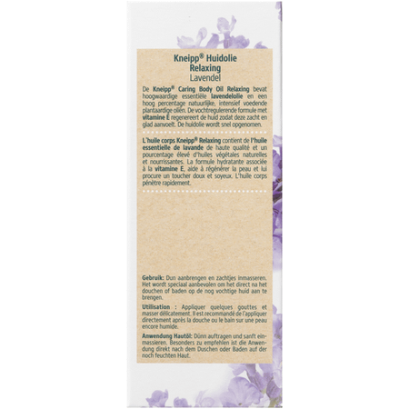 Kneipp Huidolie Pure Ontspanning Lavendel 100 ml  -  Kneipp