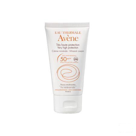 Avene Zonnecreme Minerale Z.hoge Besch.ip50 + 50 ml  -  Avene