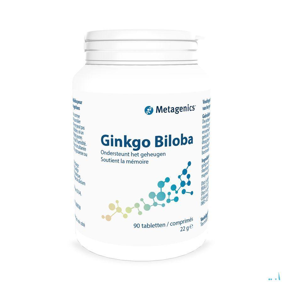 Ginkgo Biloba Tabletten 90x60 mg 1647  -  Metagenics