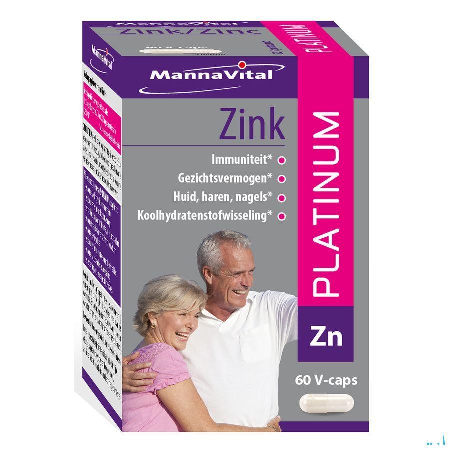 Mannavital Zinc Platinum V-Capsule 60