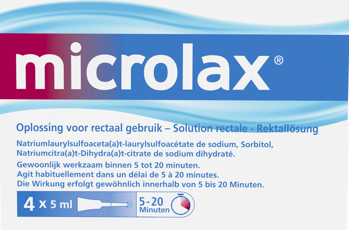 Microlax 4 X 5 ml