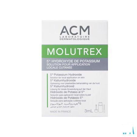 Molutrex 5% Oplossing Cutaan Flacon 3 ml