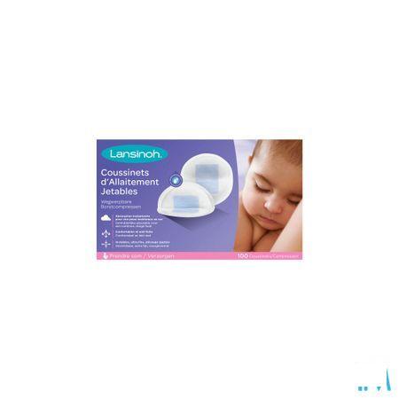 Lansinoh Wegwerpb.Borstkompress.Blue Lock Core 100  -  Lansinoh Laboratories