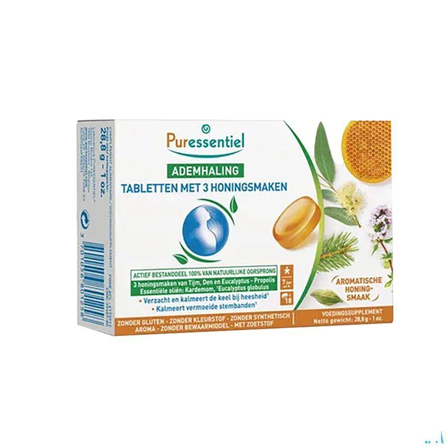 Puressentiel Ademhaling Pastillen Honing 18  -  Puressentiel