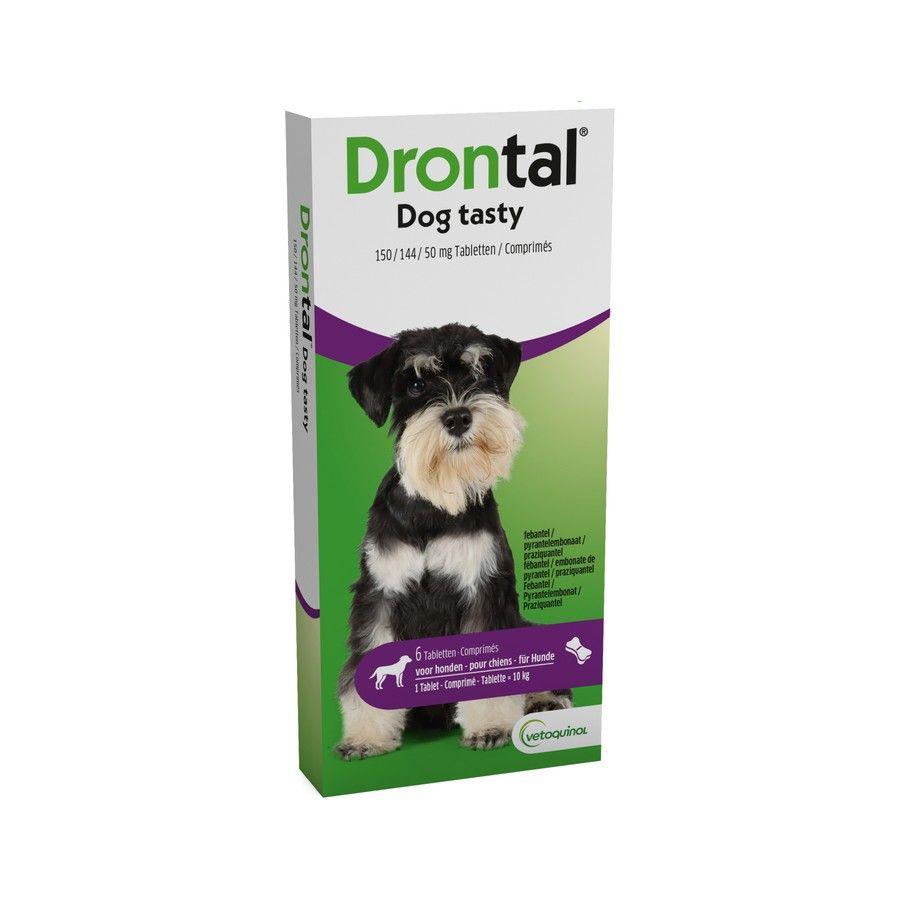 Drontal Tasty Bone 150/144/5 mg 10kg Dog Tabletten 6