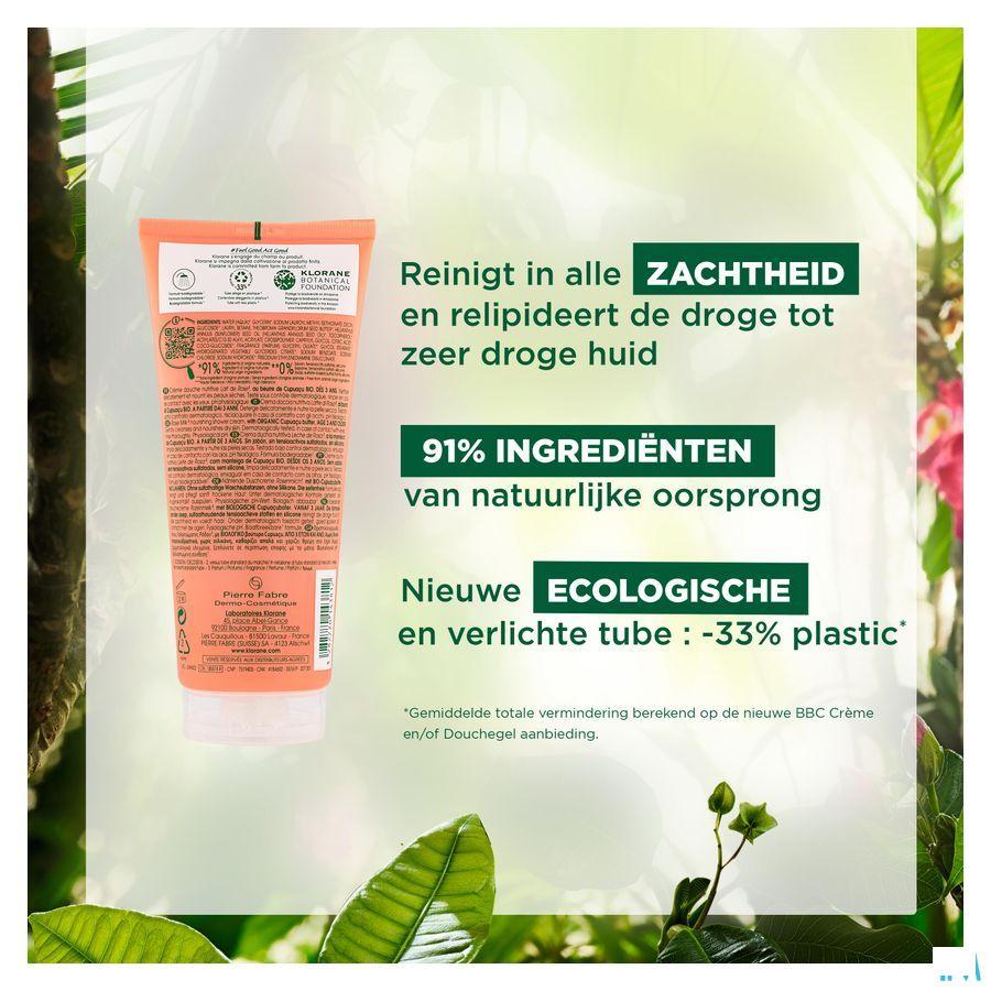 Klorane Corps DoucheCreme Lait Rose 200 ml