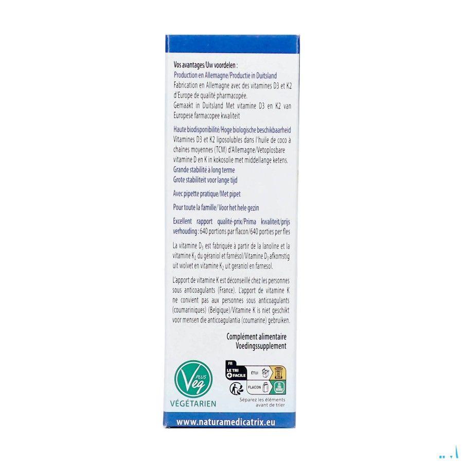 Vitamine D3 K2 Flacon 20 ml  -  Natura Medicatrix