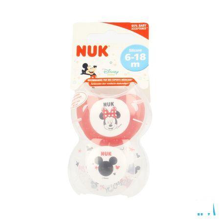 Nuk Sucettes 2 Trendline Minnie 6-18m 2  -  Eureka Pharma