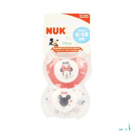 Nuk 2 Fopspenen Trendline Maat 2 Minnie  -  Eureka Pharma